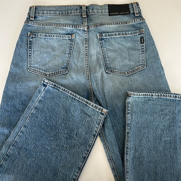 Modern American Savannah High-Rise Wide-Leg Jeans Size 27 - Picture 2 of 9